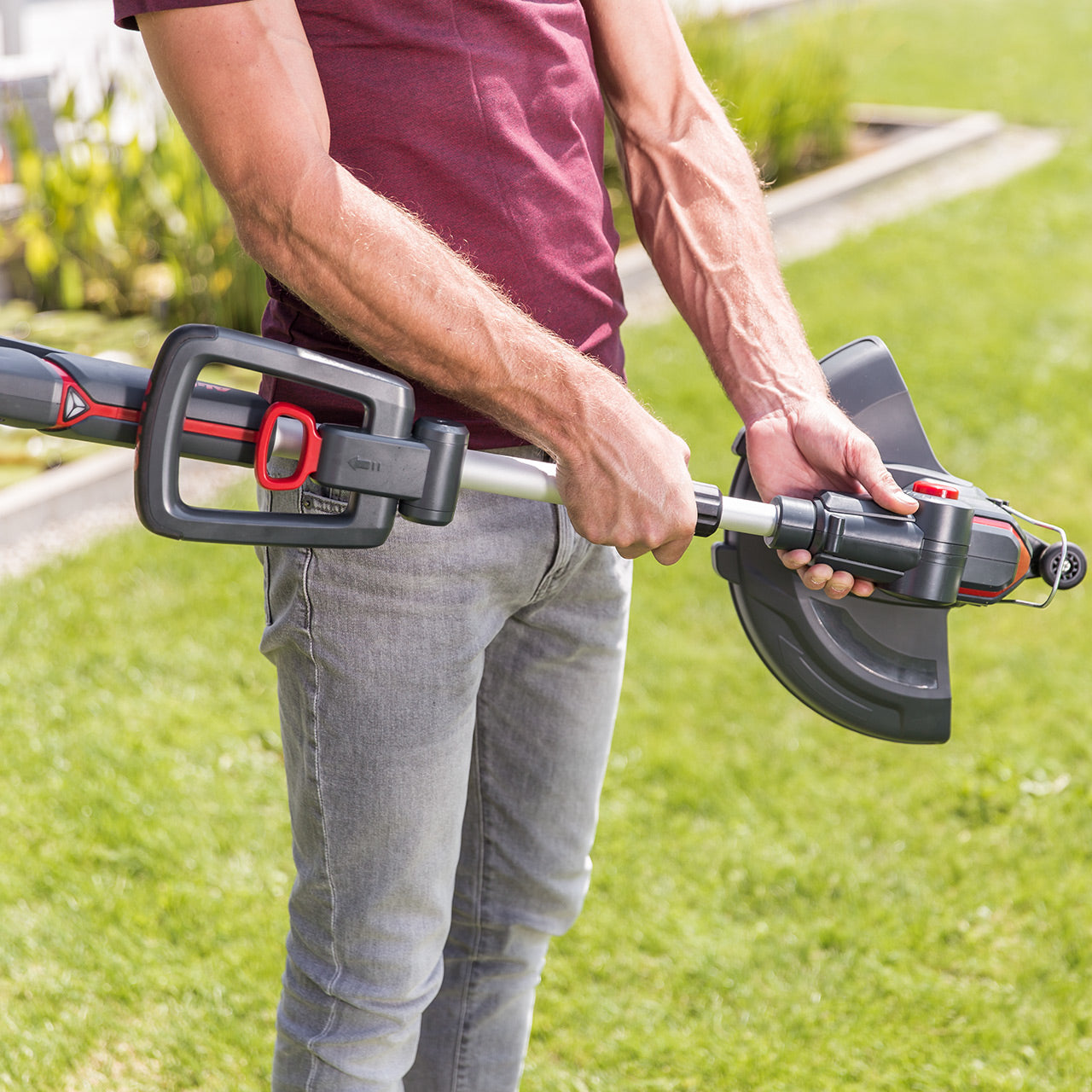 AL-KO GT 1825 Akku-Rasentrimmer – 18 V – Schnittbreite 250 mm, Nylonschnur – Solo – POWER FOR ALL