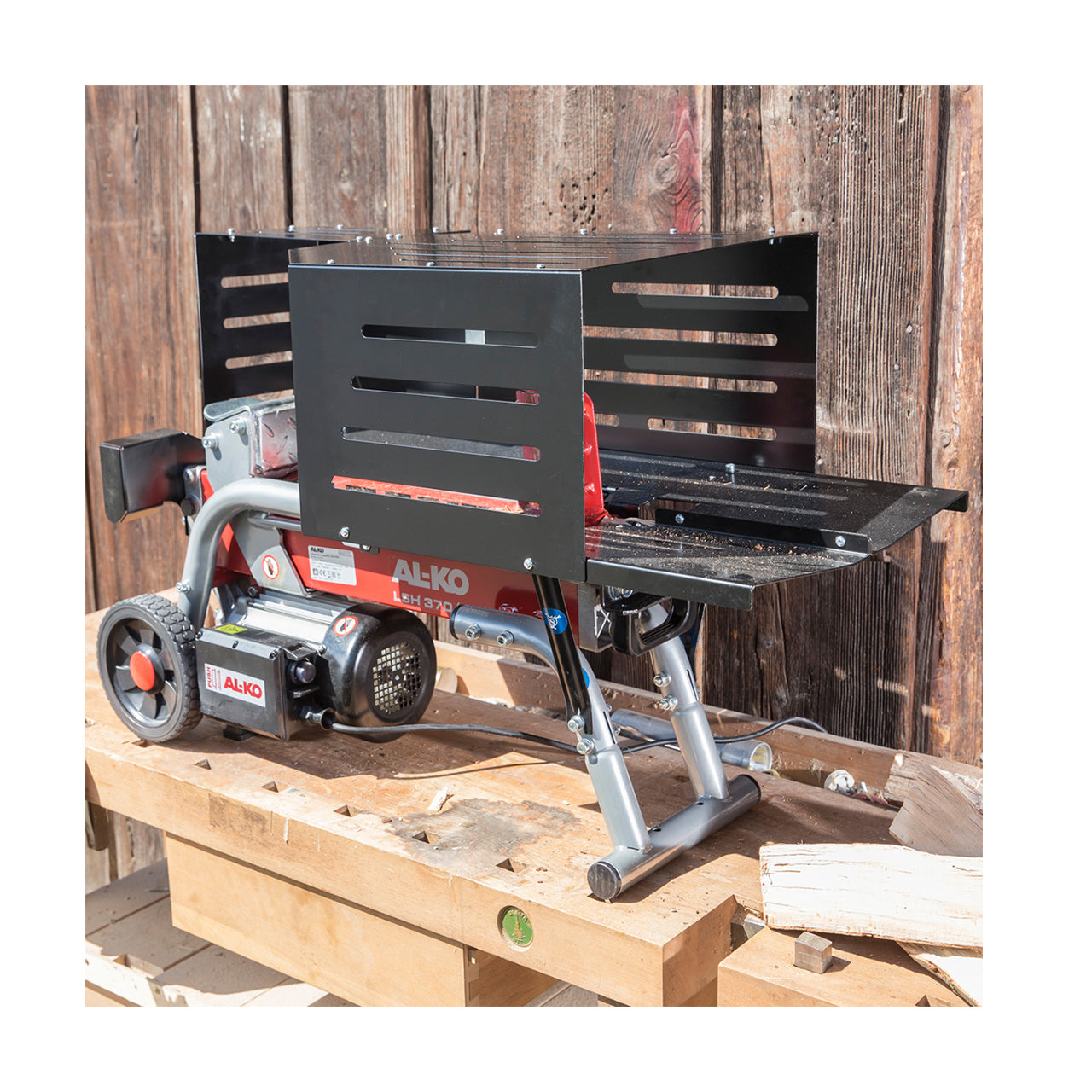 AL-KO LSH 370/4 Elektrischer Holzspalter – 1500 W – 37 cm, Ø 250 mm – 4 t