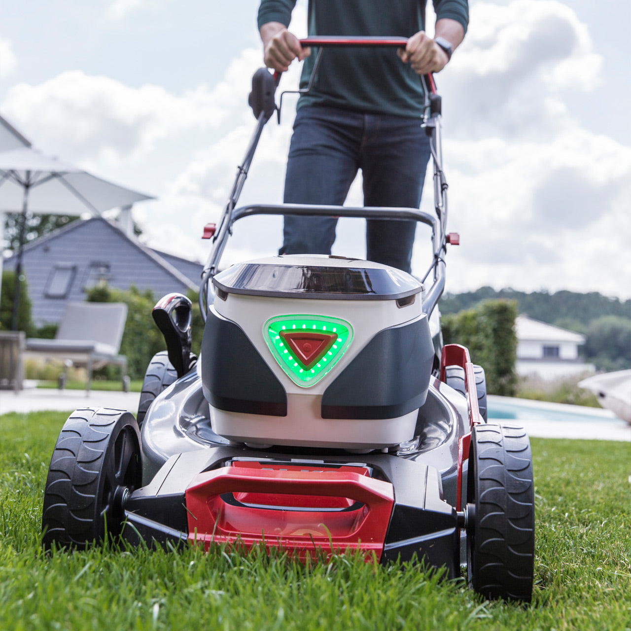 AL-KO Rasenmäher ENERGY FLEX 46.2 – Schnittbreite 46 cm, Grasfangvolumen 70 l, 36 V Akku