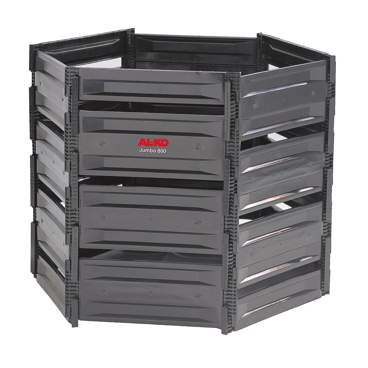 AL-KO Abfalleinsatz Komposter Jumbo – 800 l, Kunststoff, schwarz