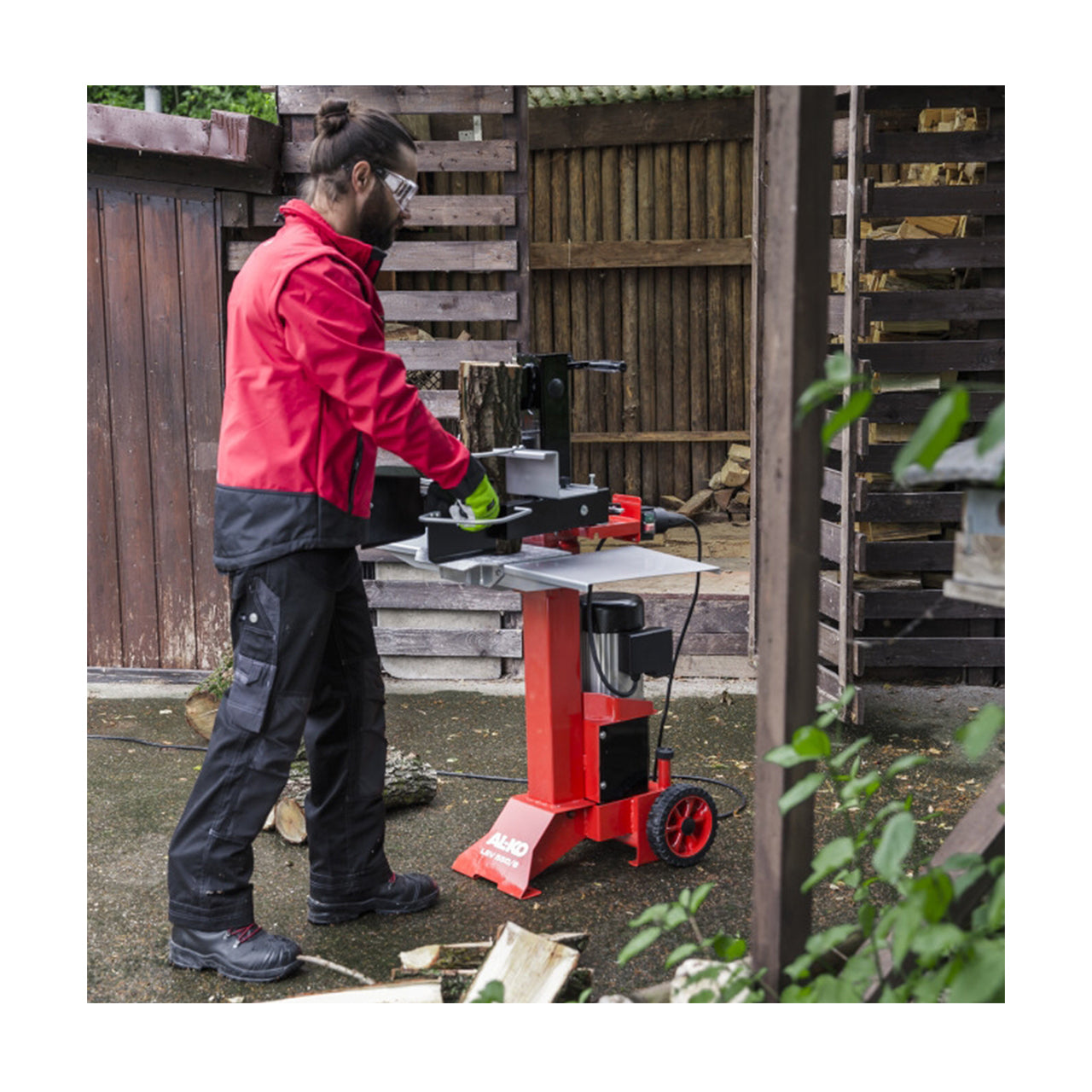 AL-KO Holzspalter LSV 550/6 – Spaltkraft 6000 kg, Max. Holzlänge 55 cm