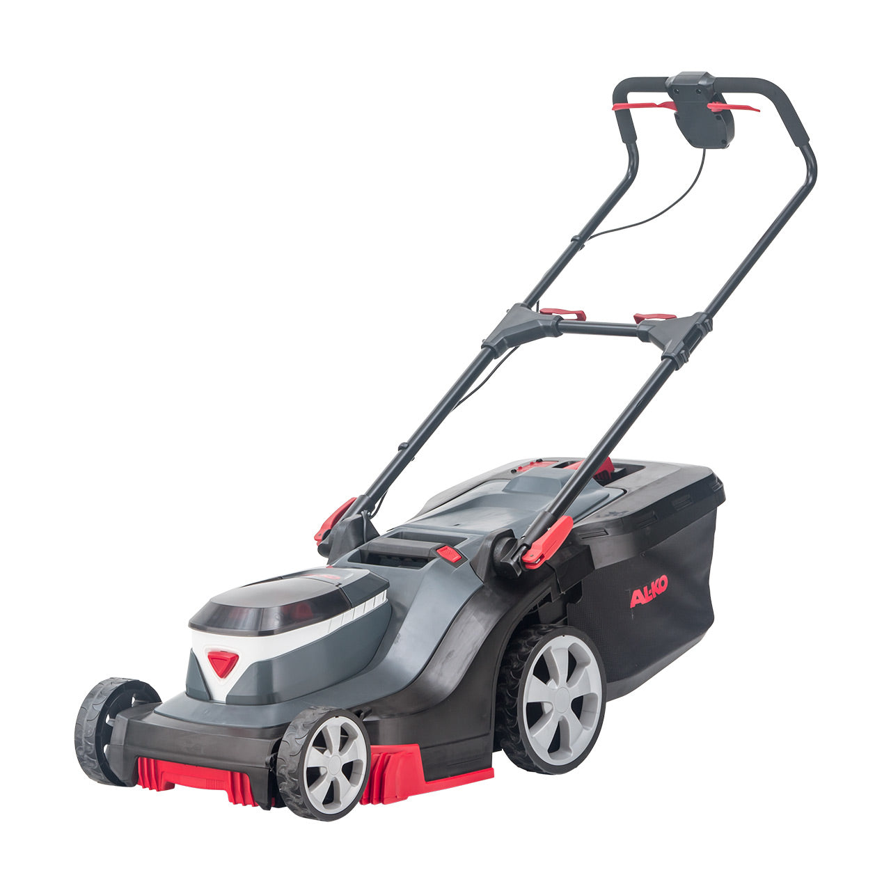 AL-KO Akku-Rasenmäher 382 Li Premium – 18 V, Schnittbreite 38 cm, Grasfangkorb 45 l, inkl. 2 × 5 Ah Akku