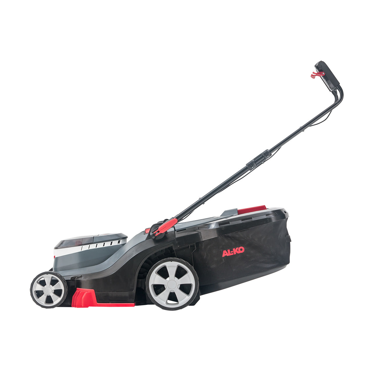 AL-KO Akku-Rasenmäher 382 Li Premium – 18 V, Schnittbreite 38 cm, Grasfangkorb 45 l, inkl. 2 × 5 Ah Akku