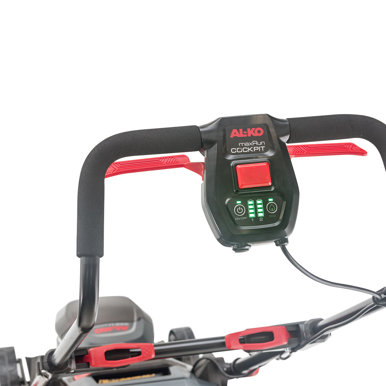 AL-KO Akku-Rasenmäher 382 Li Premium – 18 V, Schnittbreite 38 cm, Grasfangkorb 45 l, inkl. 2 × 5 Ah Akku
