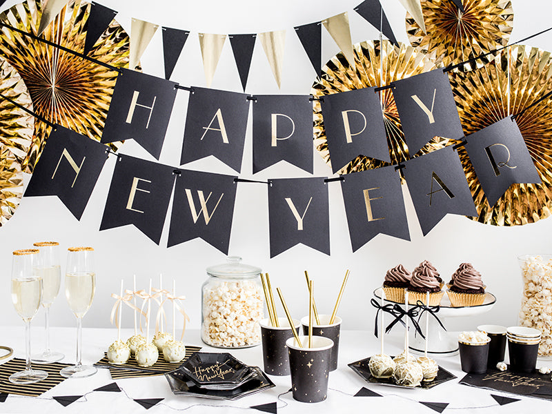 PartyDeco Konfettikanone Kreise – Gold – Ø 2,5 cm – 1 Stk