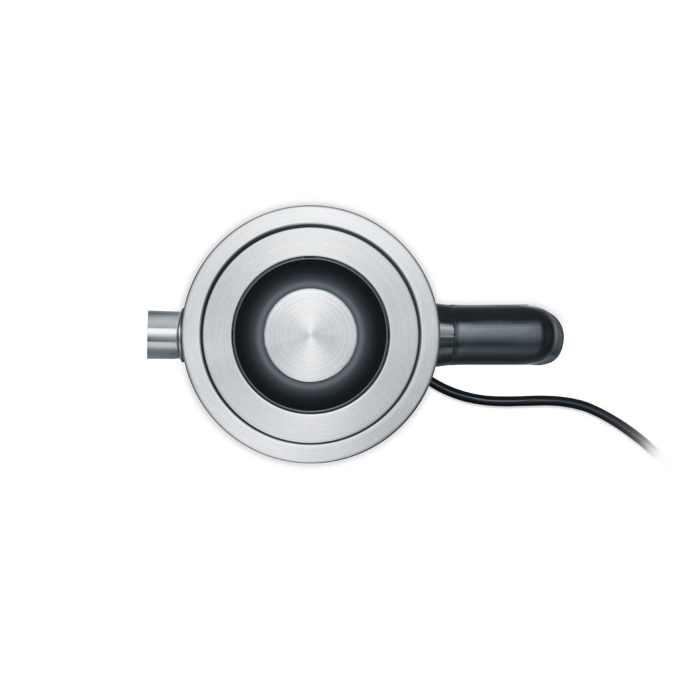 Graef Wasserkocher WK300 – 1 l, Edelstahl, Glas, 2200 W, Grau, Transparent, 360°-Sockel