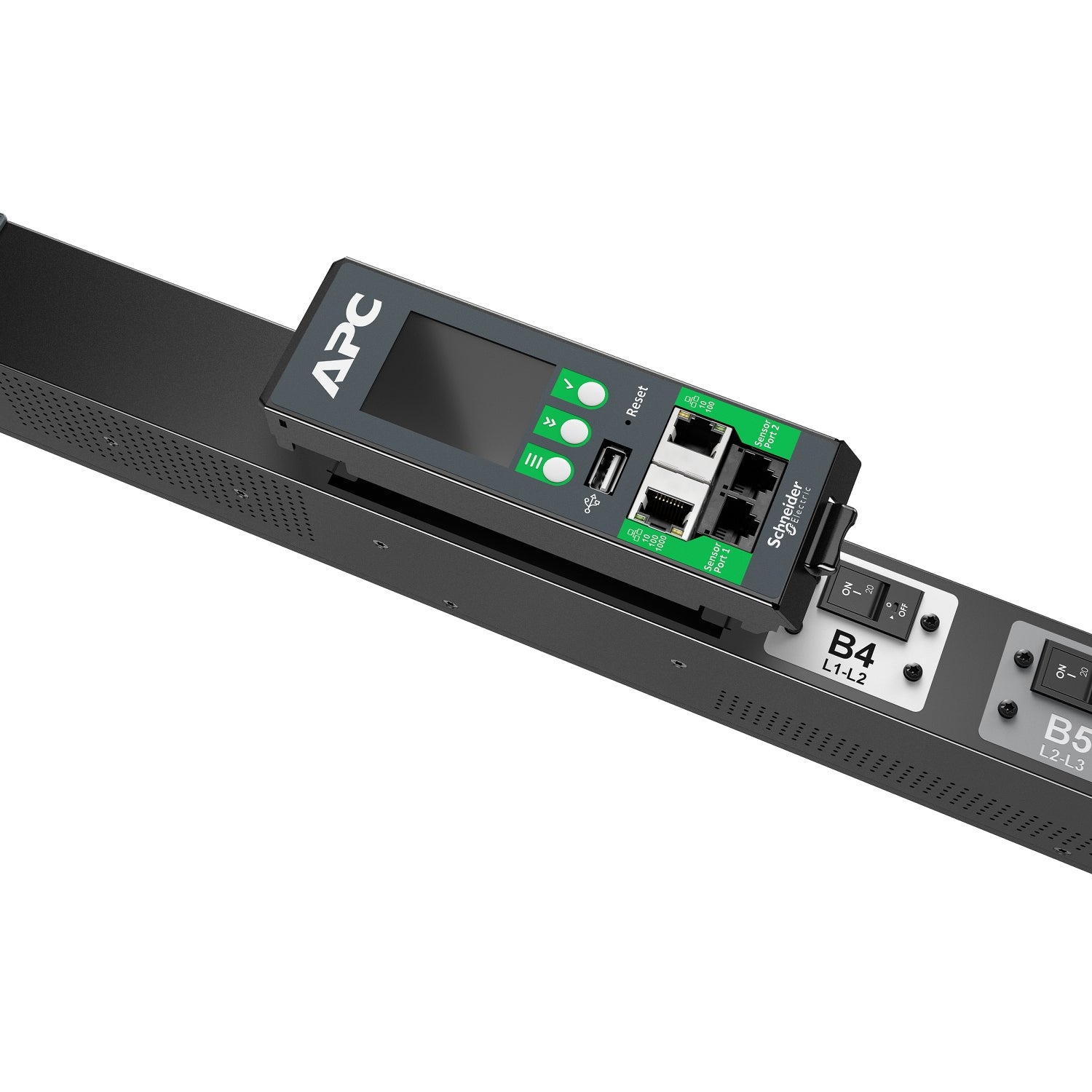 APC NetShelter Advanced – Rack-PDU geschaltet, gemessen, 40× IEC (C13/C15/C19/C21), 32 A, Stecker IEC 60309, 0U