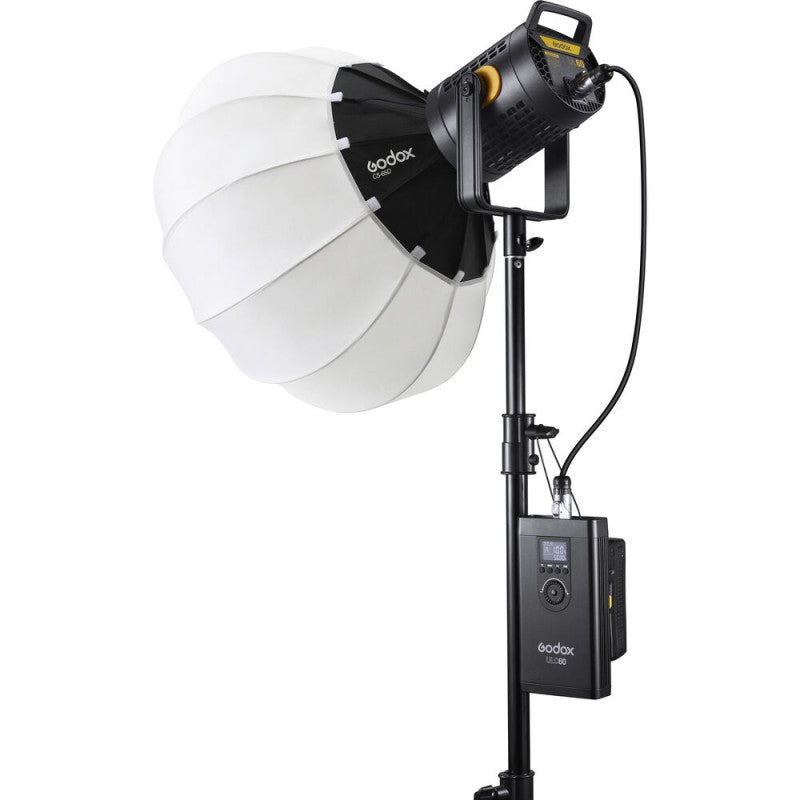 Godox UL60 LED-Videoleuchte – 60 W, 5600 K, CRI 96 – 120 × 220 × 260 mm – Schwarz