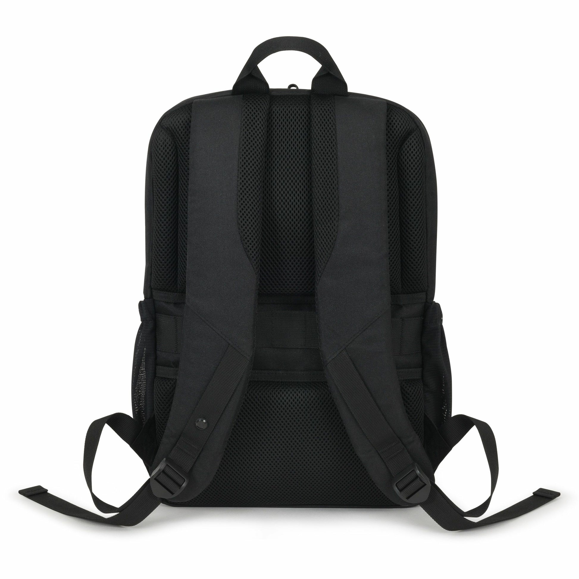 DICOTA Notebook-Rucksack für Notebooks bis 15,6" – Abschliessbar, aus recycelten Materialien – Schwarz