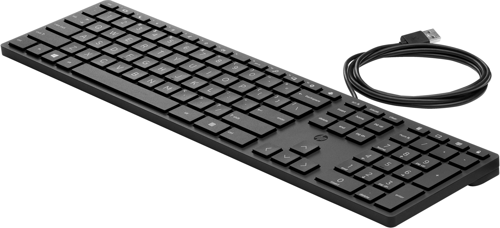 HP 320K – Tastatur – kabelgebunden, USB – schwarz