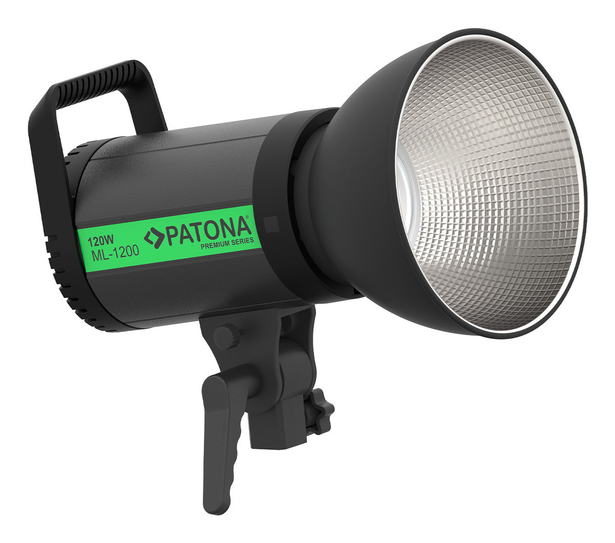 PATONA ML-1200 COB-LED-Strahler – 9800 lm, 3200–5600 K – Bowens-Mount, 2,8 m Kabel, Fernbedienung