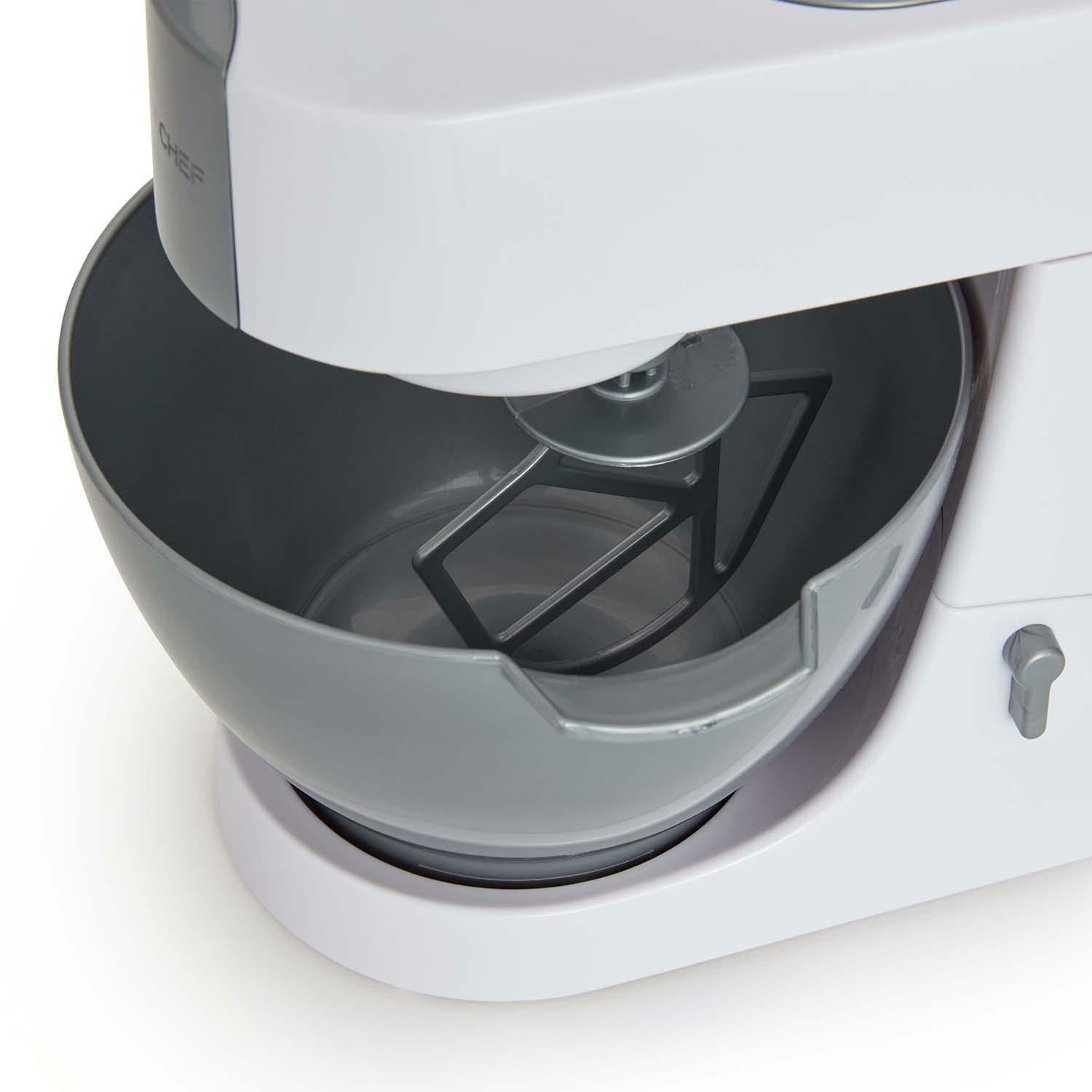 Casdon Spielzeug-Mixer – 2 Batterien (AA) – 15,5 × 19,5 × 26,0 cm – ab 3 J. – Kunststoff, grau/weiss