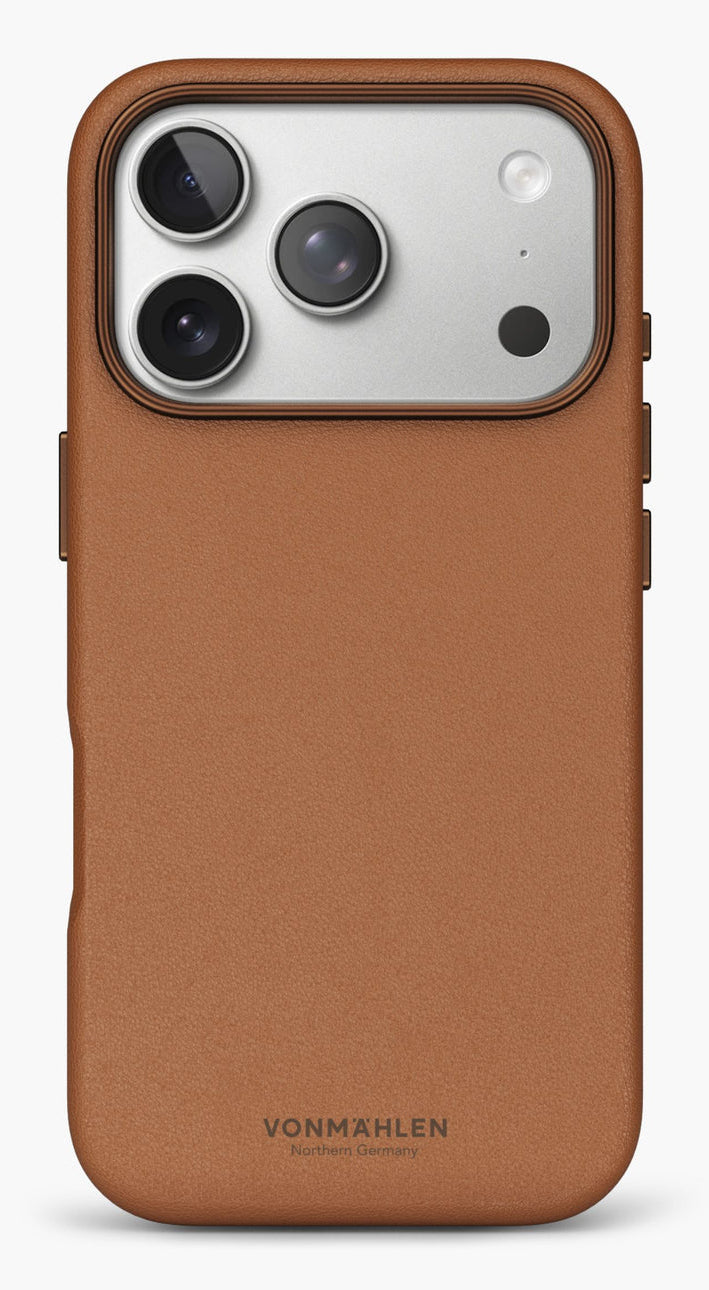 Vonmählen Backcover – für Apple iPhone 17 Pro – braun – Leder