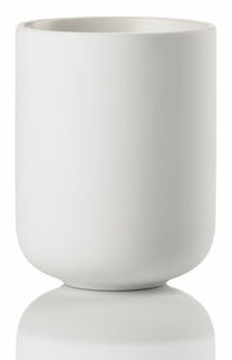 Zone Denmark Zahnbürstenhalter Sensu – Steingut, 7,4×7,4×9,5 cm, Weiss