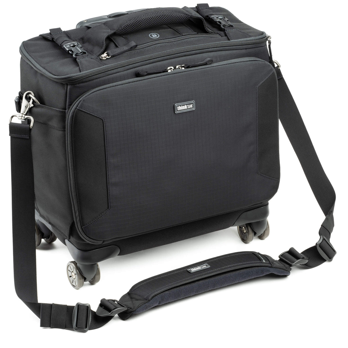 Think Tank Airport Navigator V2.0 Trolley – 22 l, 406 × 406 × 254 mm, 4.5 kg, 4 Räder – PU/Nylon – Schwarz