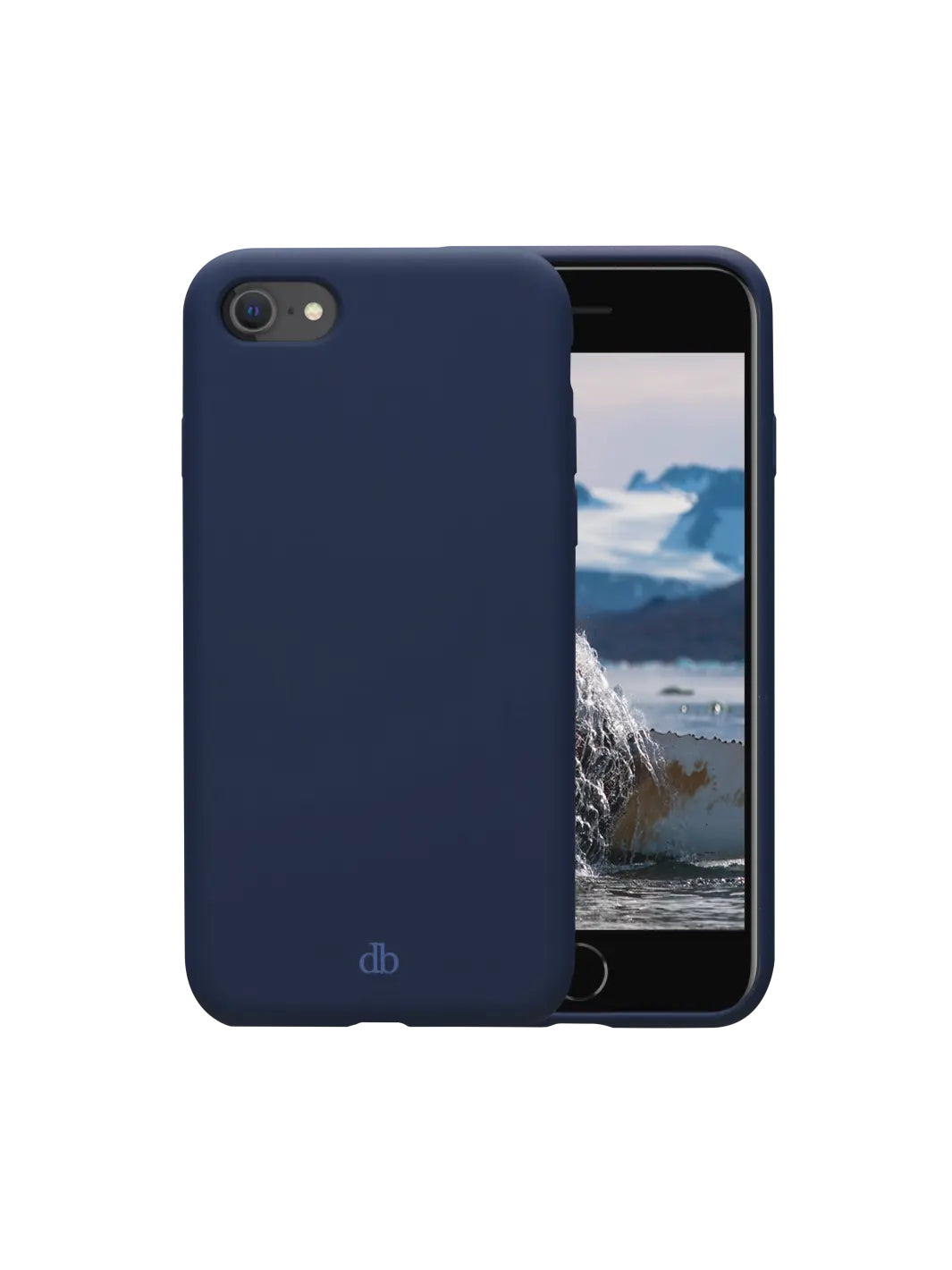 dbramante1928 Costa Rica Backcover – für Apple iPhone SE/8/7, Recycling-Kunststoff + Silikon, Navy