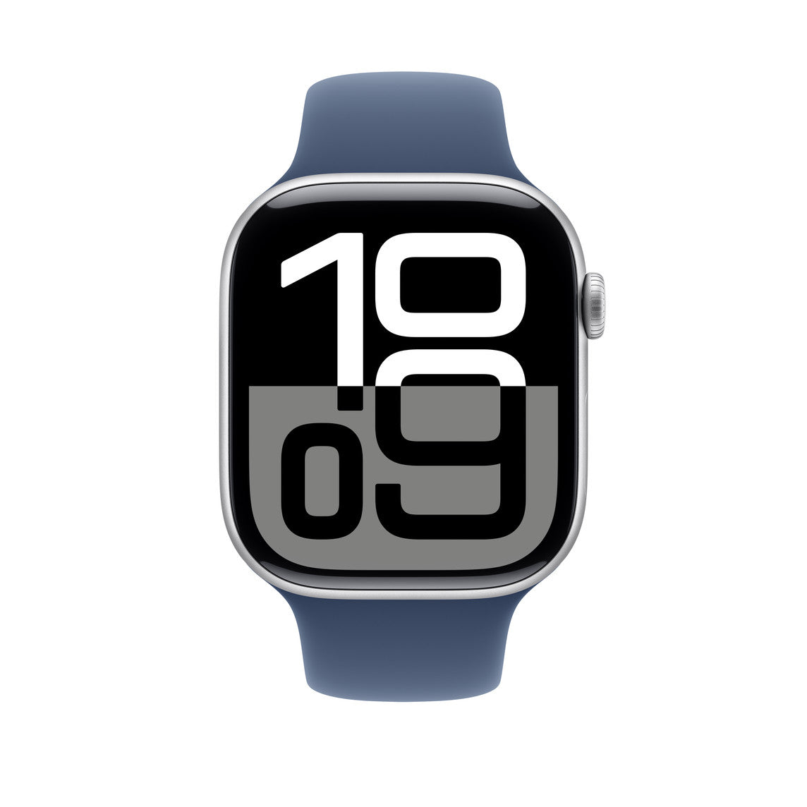 Apple Denim Sport Band – Armband – für Apple Watch 46 mm, Blau, S/M, Polymer