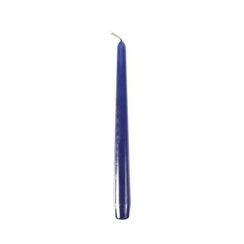 Papstar Leuchterkerze – Ø 2,2 × 25 cm – Paraffin, blau – 50er-Pack