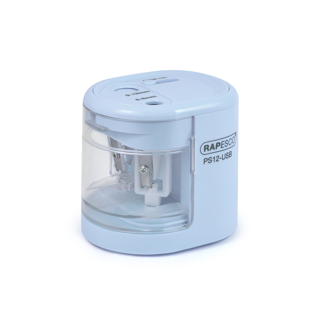 Rapesco RA-1447 Elektro-Spitzmaschine – USB – Hellblau