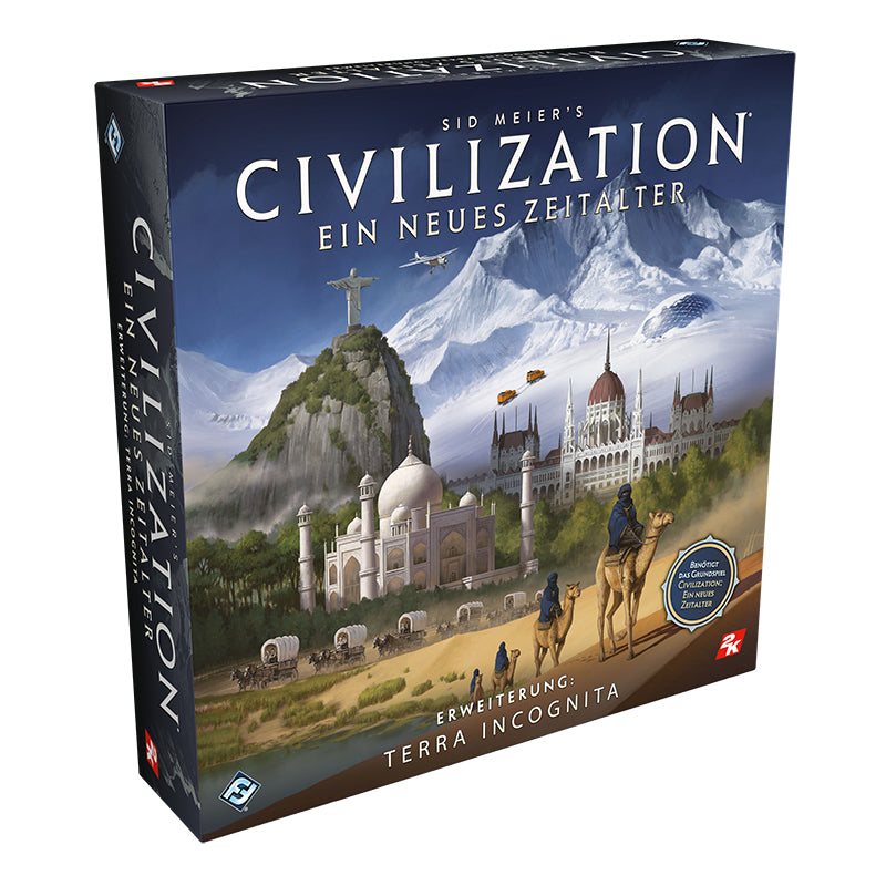 Fantasy Flight Games Civilization Terra Incognita – Erweiterung, 2–5 Spieler, ab 14 Jahren, 120 Min., DE
