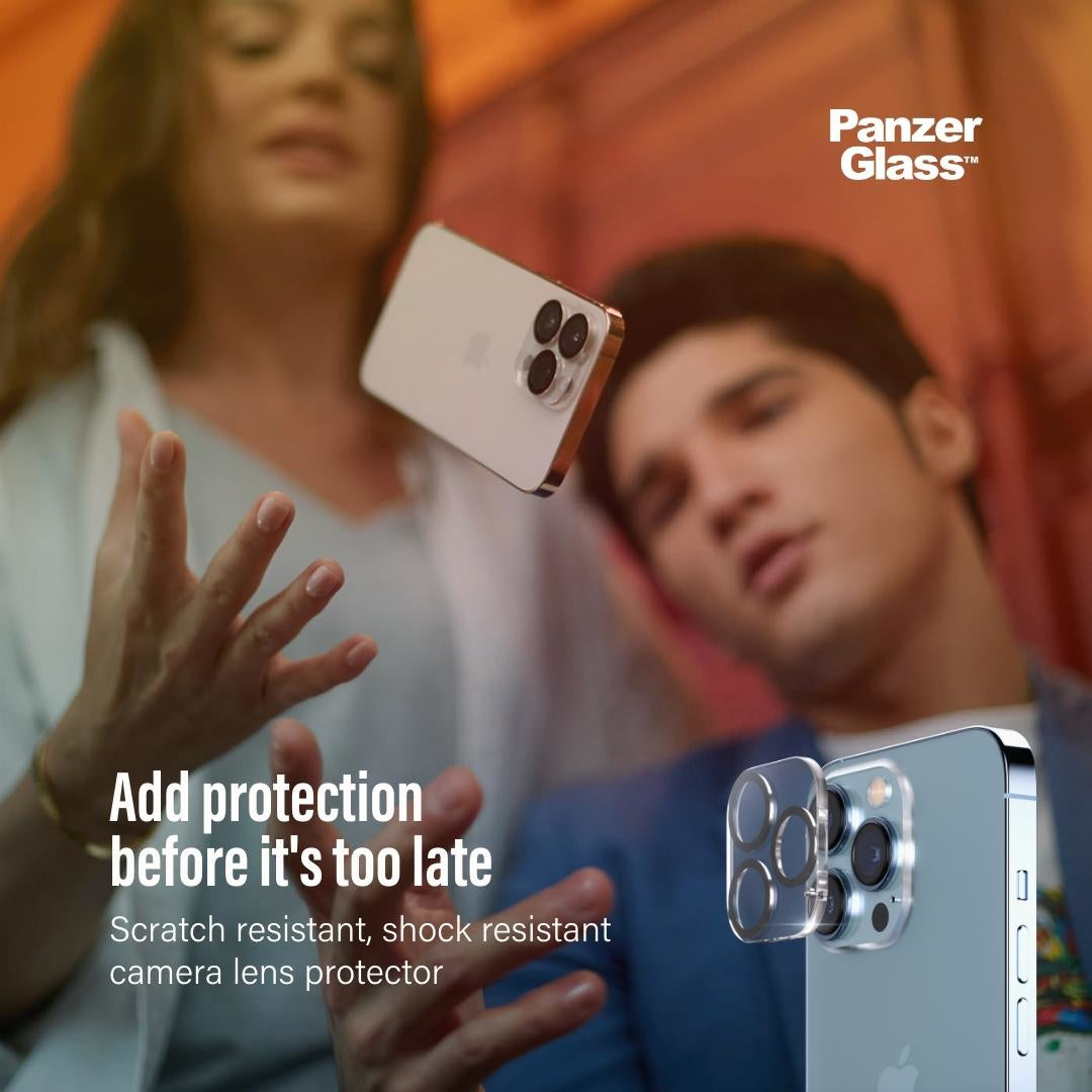 PanzerGlass Displayschutz (Panzerglas), Case Friendly – für iPhone 13 Pro/13 Pro Max – mit Applikator