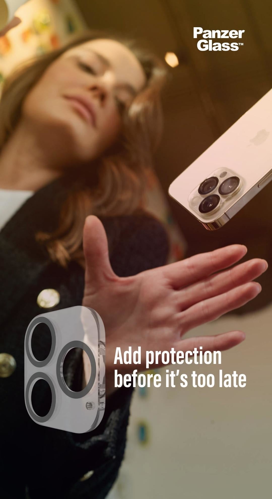 PanzerGlass Displayschutz (Panzerglas), Case Friendly – für iPhone 13 Pro/13 Pro Max – mit Applikator