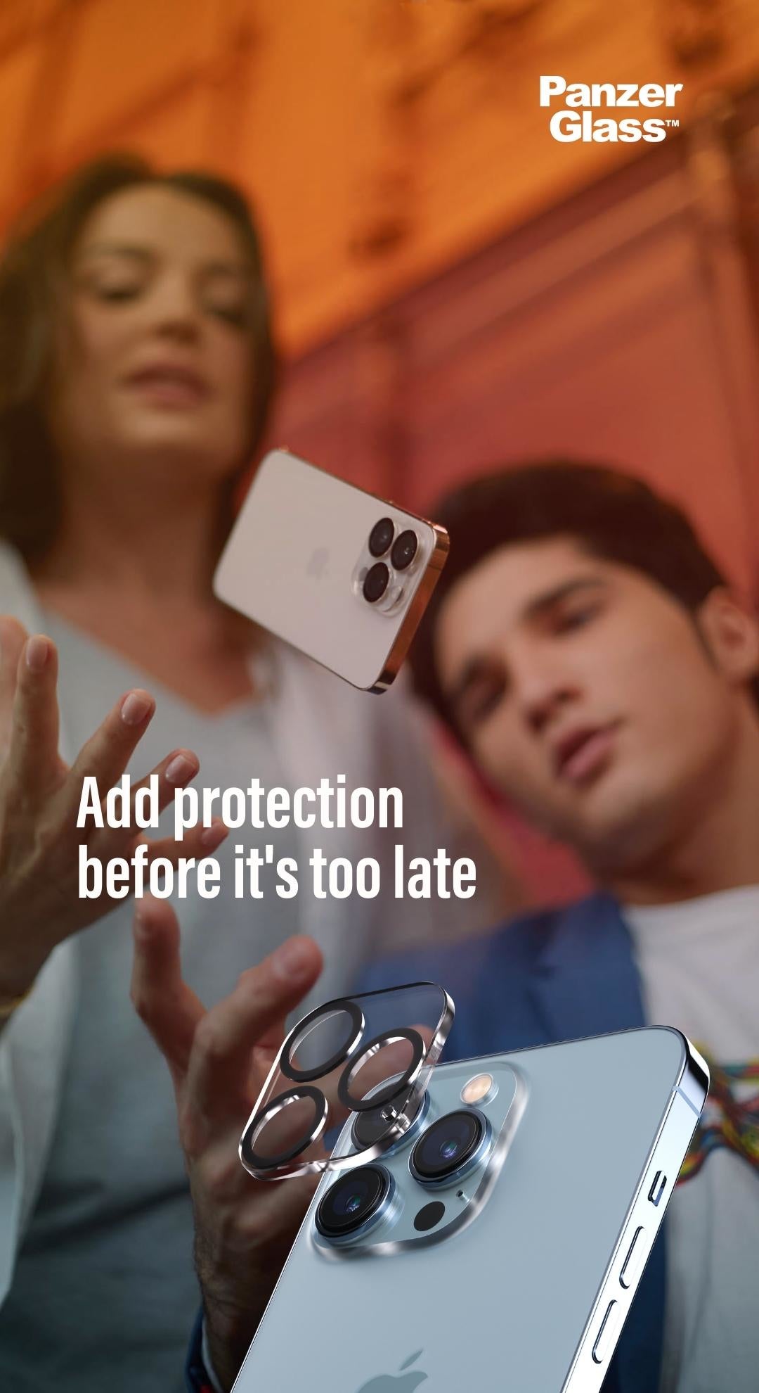 PanzerGlass Displayschutz (Panzerglas), Case Friendly – für iPhone 13 Pro/13 Pro Max – mit Applikator