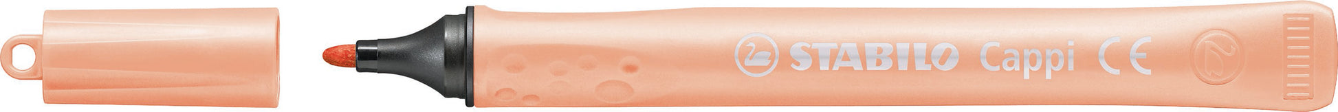 STABILO Cappi Filzstifte – Rundspitze, 1 mm, 24 Farben, einfach abwaschbar