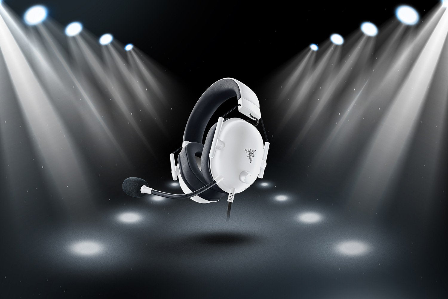 Razer BlackShark V2 X Gaming-Headset – Over-Ear, Stereo, Kabelgebunden, 3,5 mm Klinke, Weiss