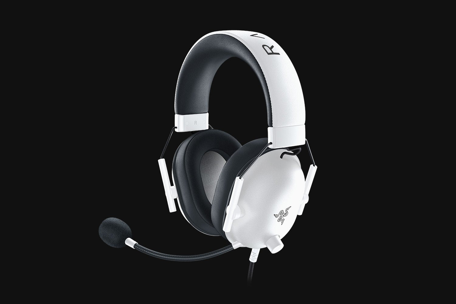 Razer BlackShark V2 X Gaming-Headset – Over-Ear, Stereo, Kabelgebunden, 3,5 mm Klinke, Weiss