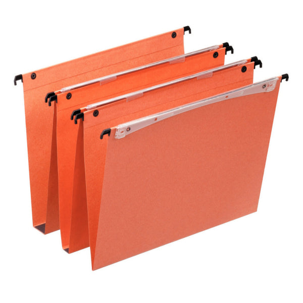 Esselte Hängemappe – für A4, Bodenbreite 15 mm, Orange, Karton, 25 Stk.