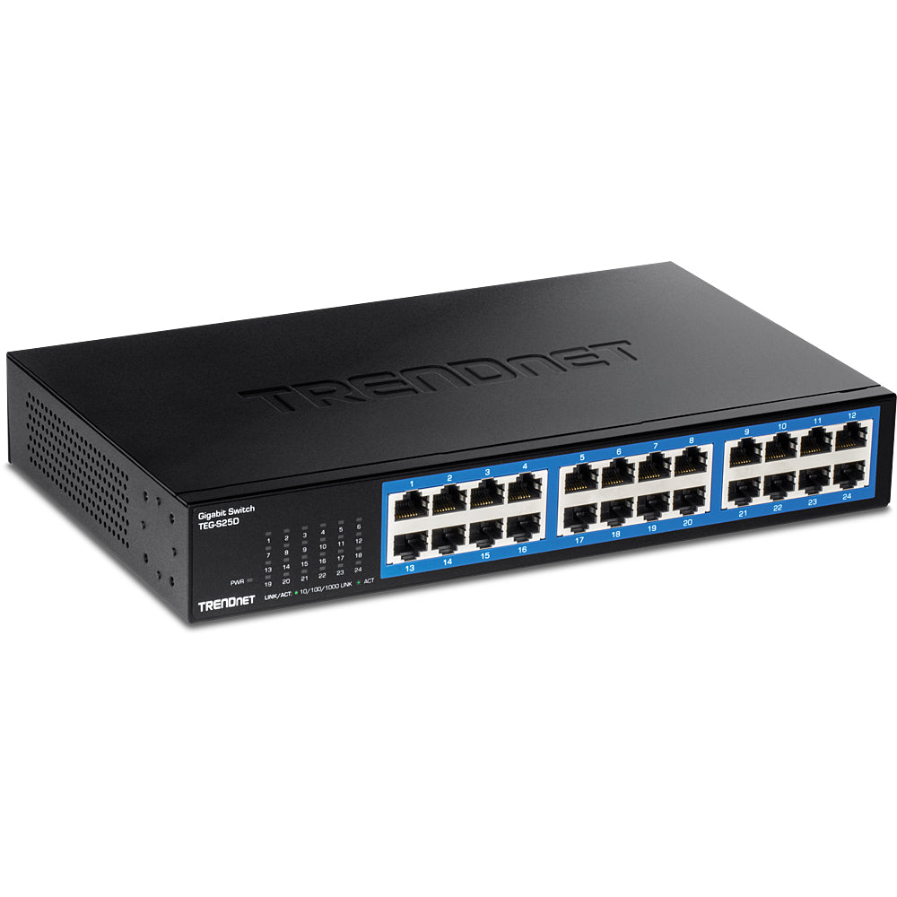 TRENDnet TEG-S25D – Switch – 24× 1G, 19", 1U