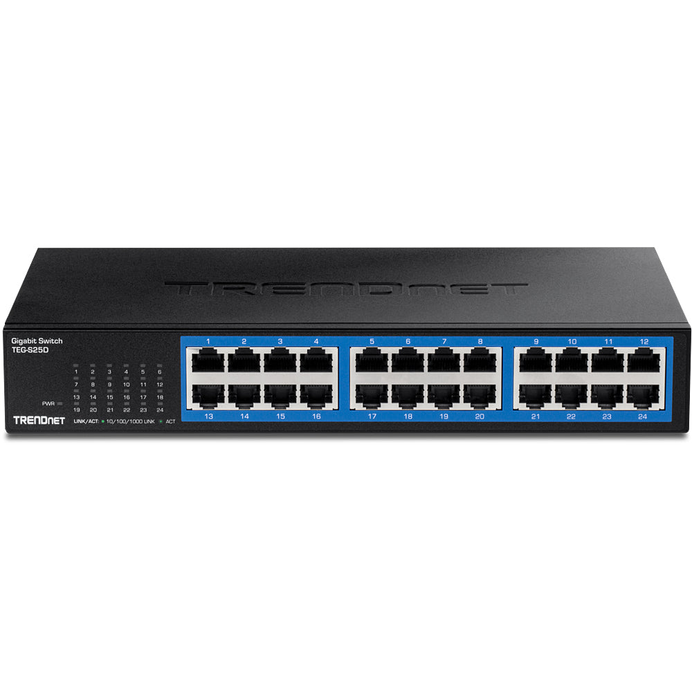 TRENDnet TEG-S25D – Switch – 24× 1G, 19", 1U
