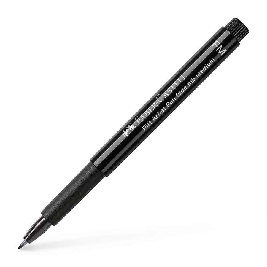 Faber-Castell PITT Artist Pen Fineliner – medium, schwarz, wasserfest