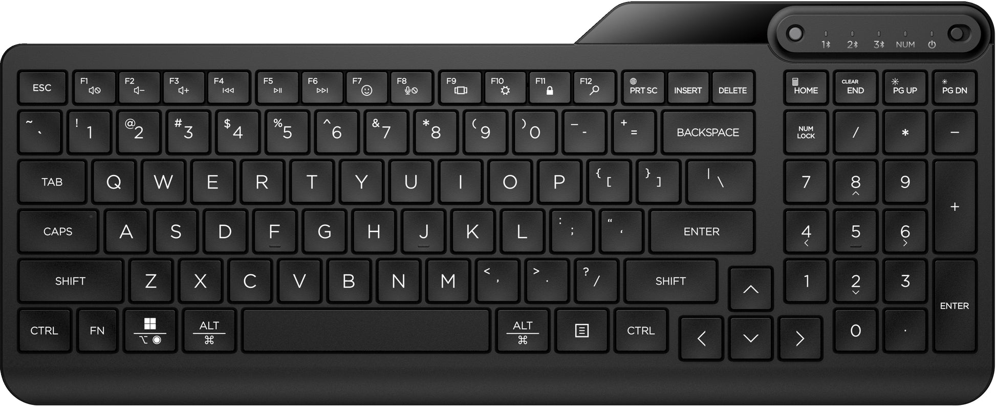 HP 460 – Tastatur – Bluetooth 5.3 – Schwarz