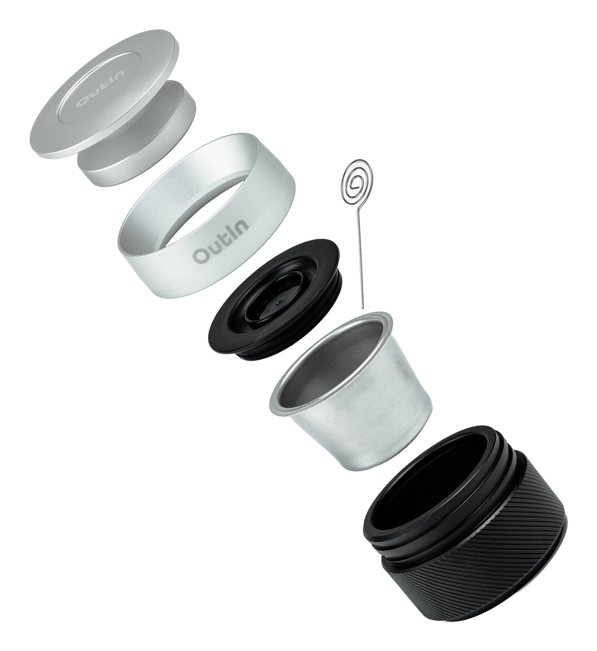 Outin Kaffeezubereitungsset Nano Basket Plus – für Nano Espresso
