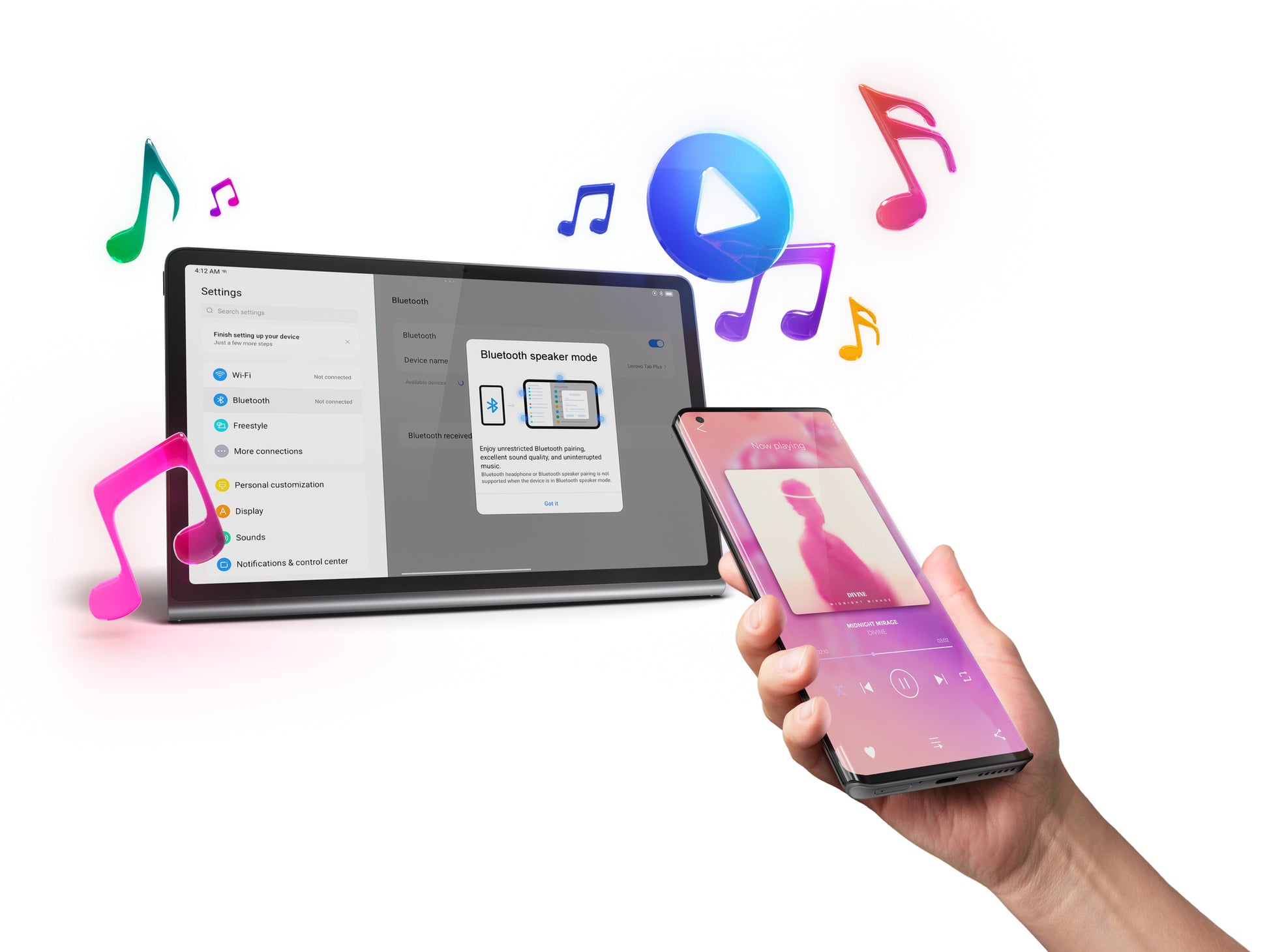 Lenovo Tab Plus – 11,5", 256 GB, 8 GB RAM, WLAN, Android 14, Grau
