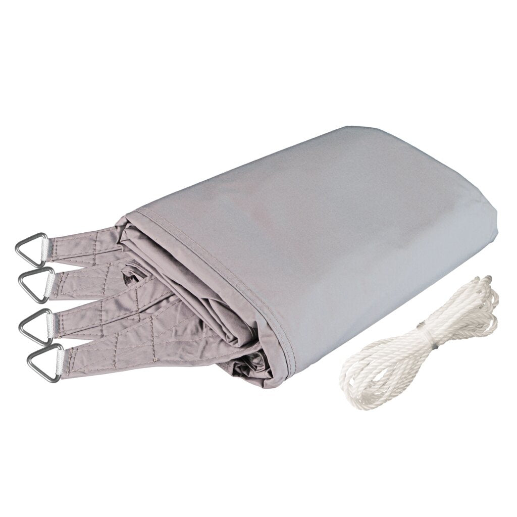 Windhager Sonnensegel – 300 × 200 cm, grau, Polyester