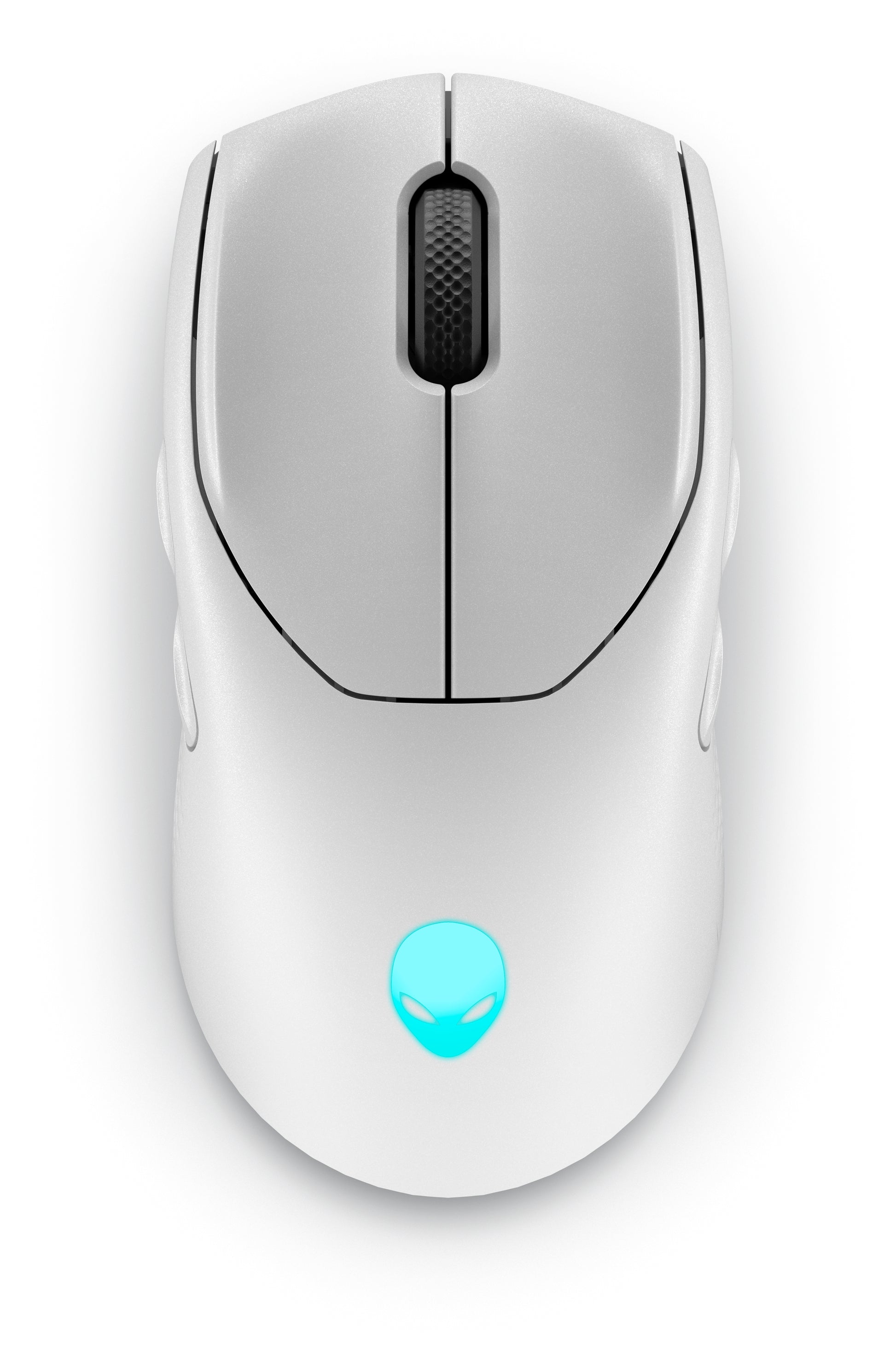Alienware AW720M Lunar Light – Gaming-Maus – Kabellos (Bluetooth/2,4 GHz), 26000 DPI, RGB-Beleuchtung, Weiss