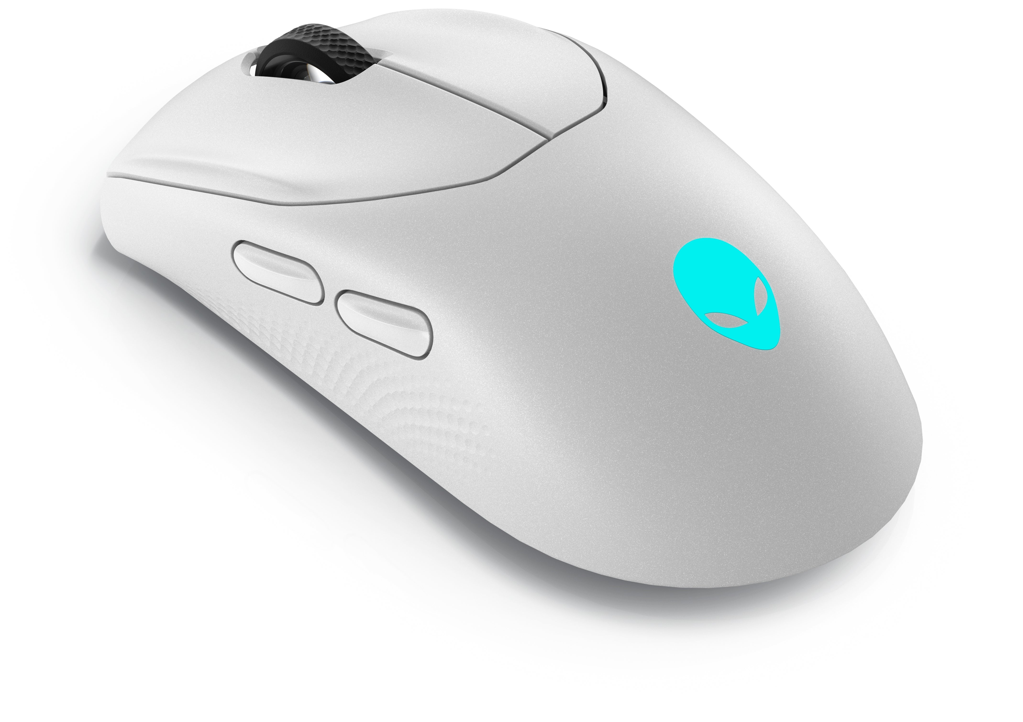 Alienware AW720M Lunar Light – Gaming-Maus – Kabellos (Bluetooth/2,4 GHz), 26000 DPI, RGB-Beleuchtung, Weiss