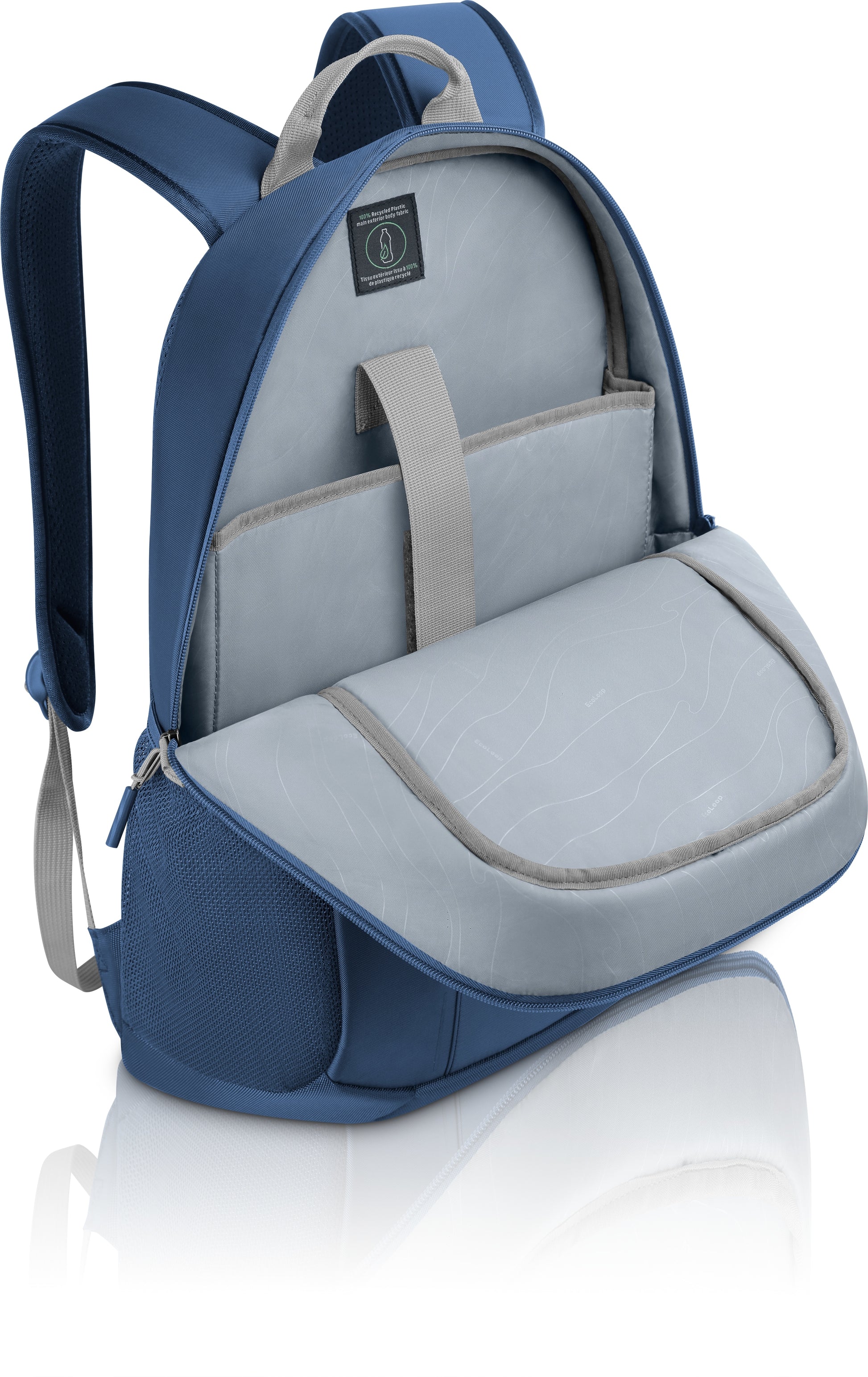 DELL Notebook-Rucksack bis 15" – 20 l, Schultergurt – Blau