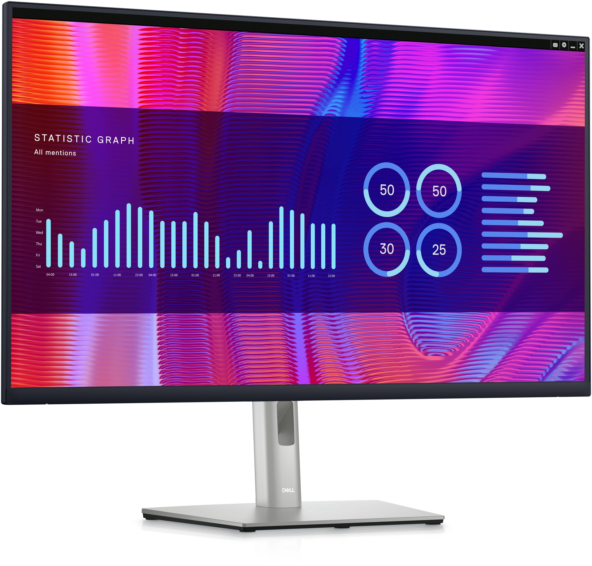 DELL P3223DE – Monitor, 31,5", 2560 × 1440 (WQHD), IPS, 60 Hz, 350 cd/m², USB-C, VESA 100 × 100, Schwarz