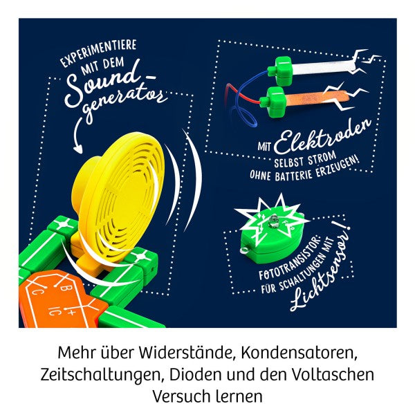 Kosmos Elektronischer Bausatz – Der grosse Elektro-Workshop, Batteriebetrieben, ab 10 Jahren