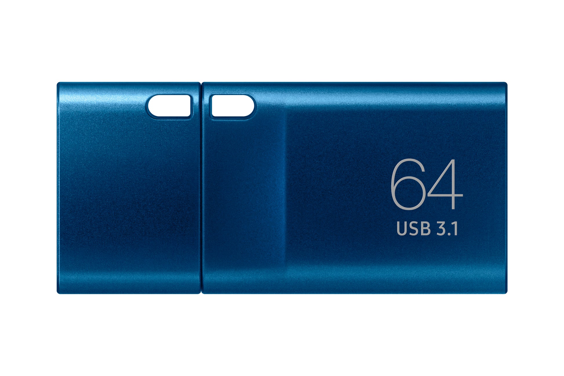 Samsung MUF-64DA USB-Stick 64 GB – USB-C USB 3.2 Gen 1, 300/30 MB/s, mit Kappe, Blau