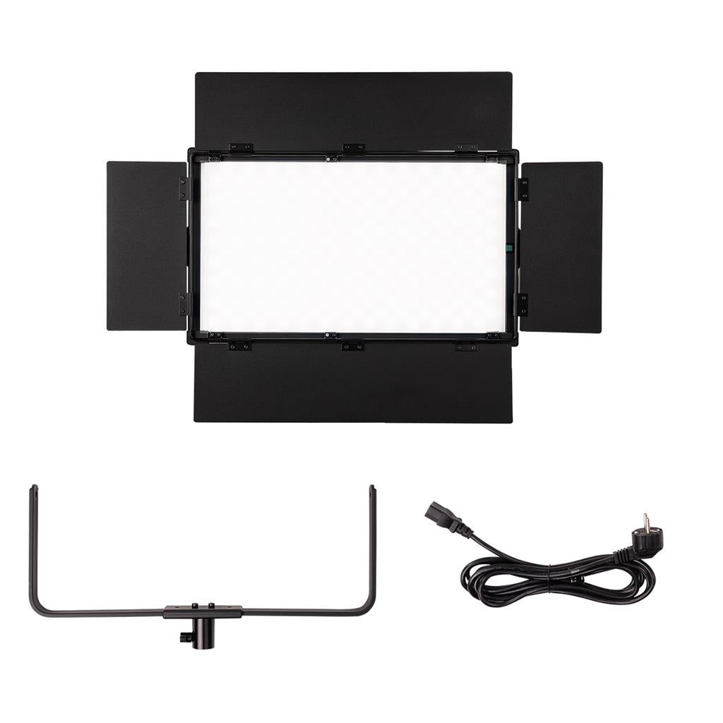Dörr DLP-70W LED-Dauerlicht – 70 W, 3200–5500 K, 3300 Lux, CRI 95 – Schwarz – 580 × 380 × 100 mm