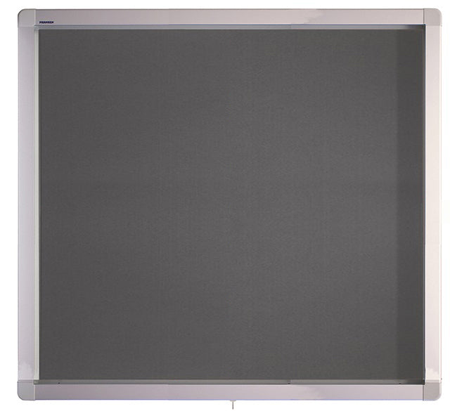 Franken Schaukasten ECO SK6PTE12, 6 × A4 – Aluminium, ESG-Glas, abschliessbar, 75 × 70,4 × 4,5 cm