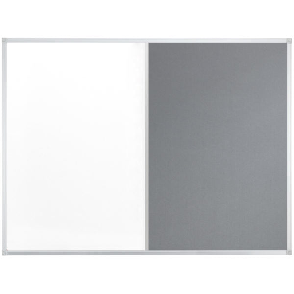 Franken Whiteboard – 120 × 90 cm, magnetisch, Aluminiumrahmen, Wandmontage, inkl. Montagematerial
