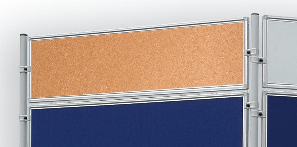 Franken Korktafel für Stellwandsystem ECO – 1'200 × 300 mm, braun