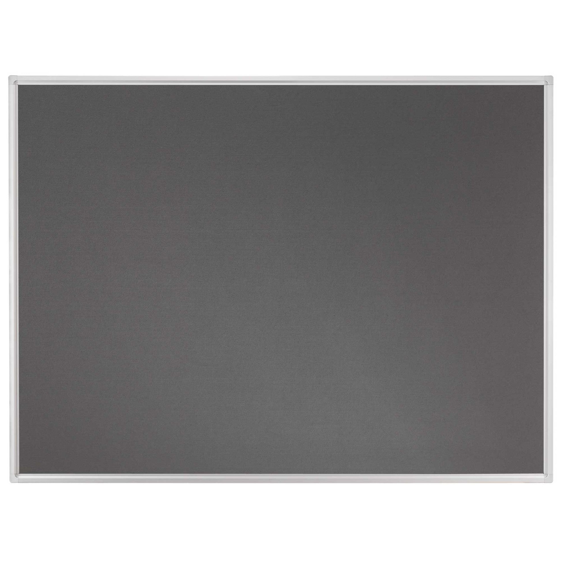 Franken Textiltafel für Stellwandsystem ECO – 1'200 × 1'200 mm, Filz, grau