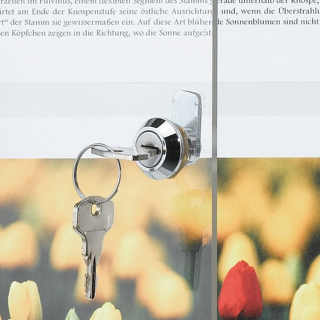 Franken X-tra Line Schaukasten – Klapptür – Kork-Rückwand – 3 × DIN A4 – 730 × 370 × 30 mm – abschliessbar
